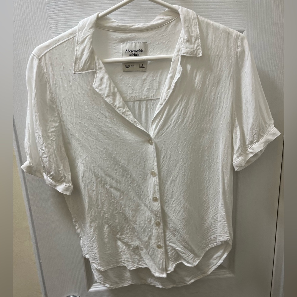 Abercrombie & Fitch white button up